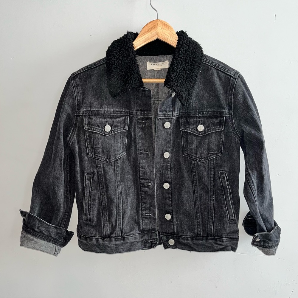 PACSUN Grey Denim Jacket sz S